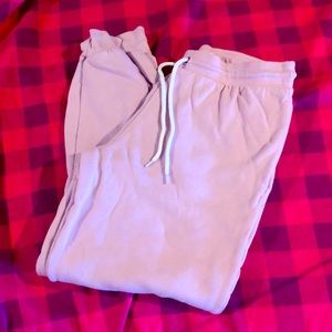 Lilac joggers size small